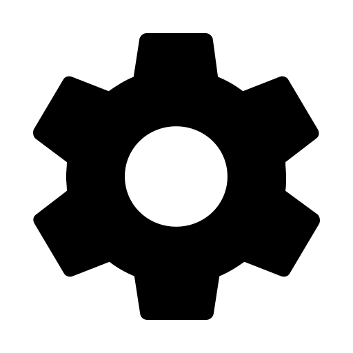 Android settings cog icon