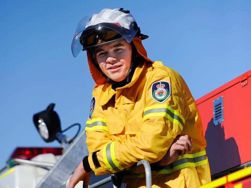 A firefighter